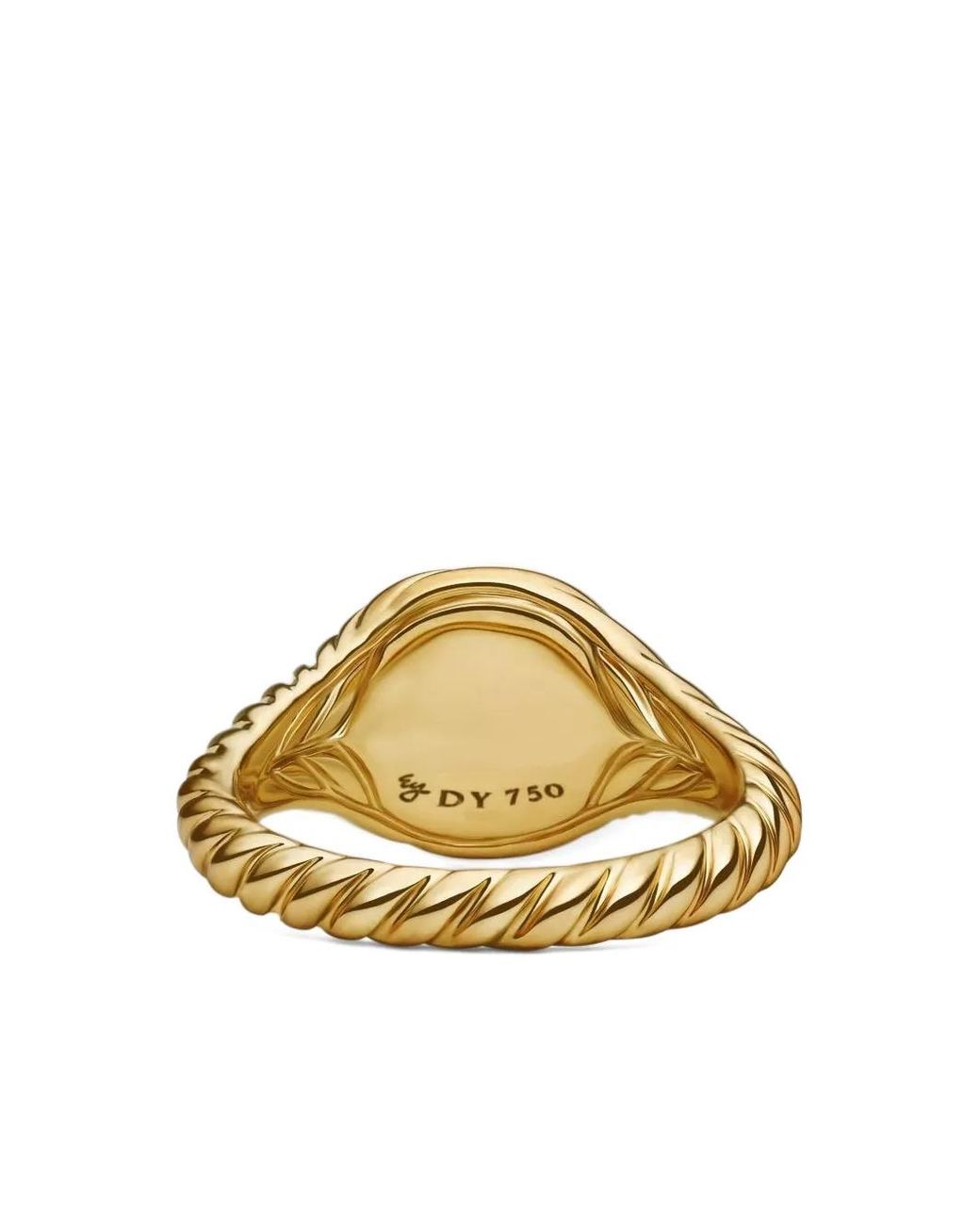 David Yurman Metallic 18K Mini Cable Ring