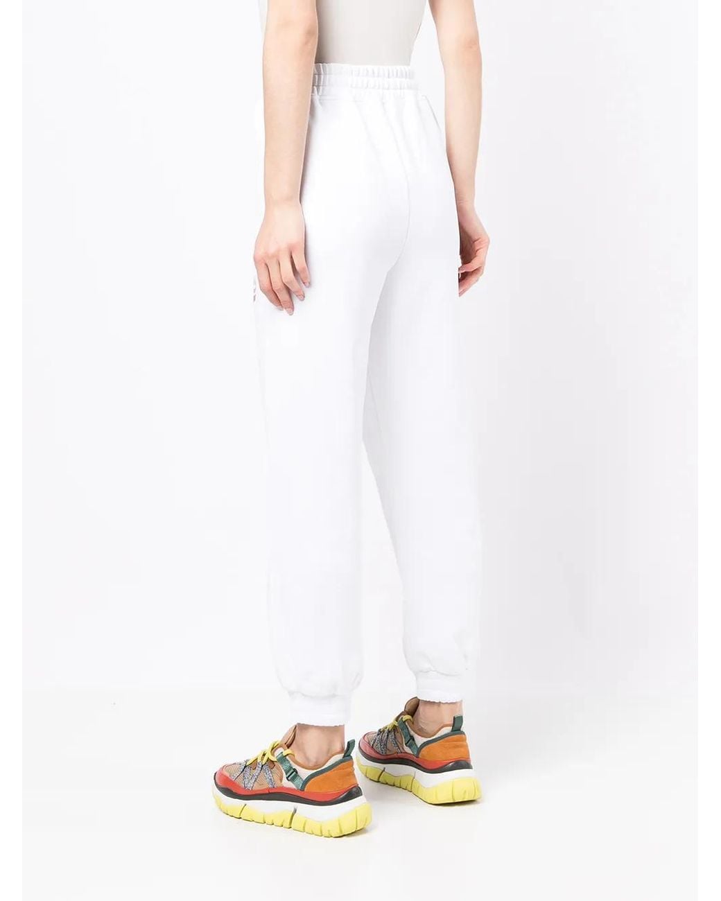 Philosophy Di Lorenzo Serafini White Logo-Print Track Pants