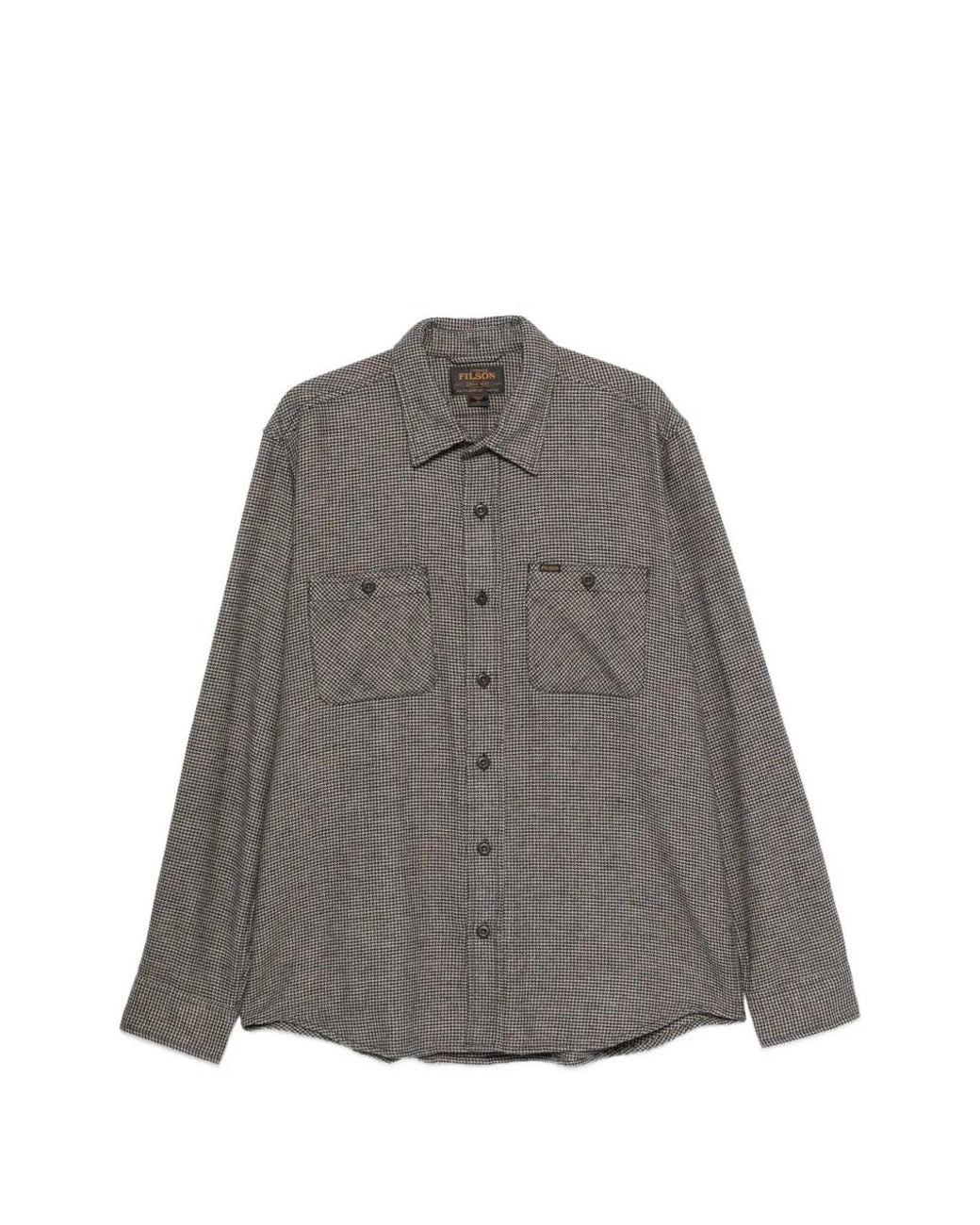 Filson Gray Check-Pattern Shirt for men