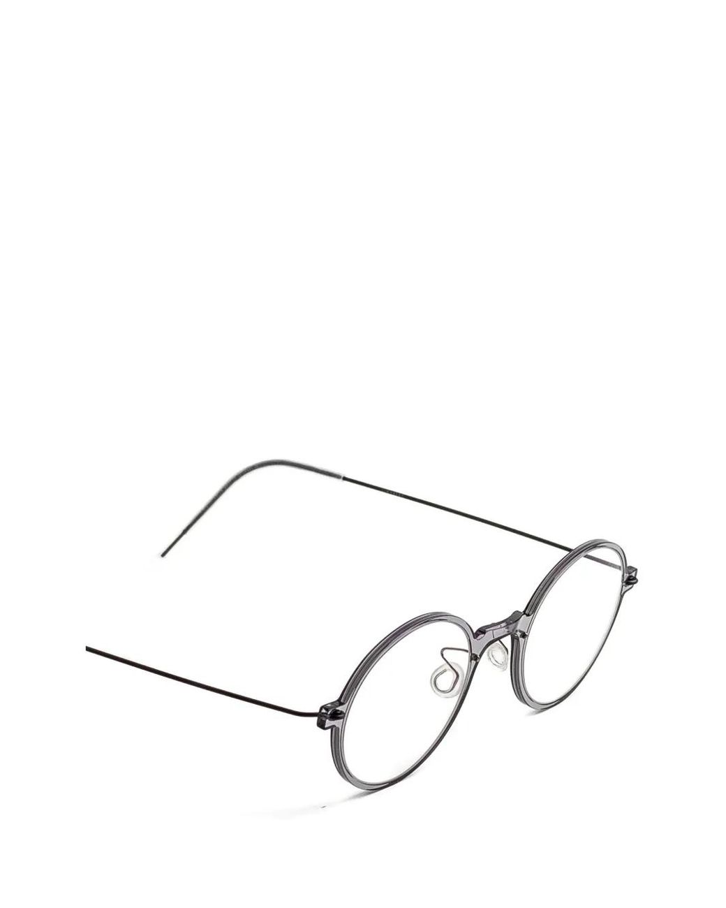 Lindberg White Lunettes De Vue À Monture Ronde