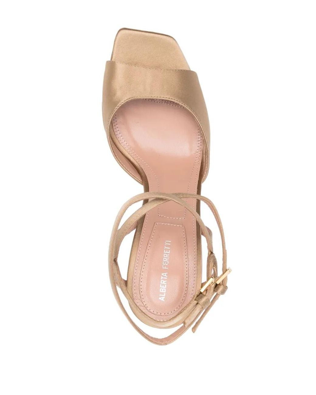 Alberta Ferretti Metallic 105Mm Ankle-Strap Sandals