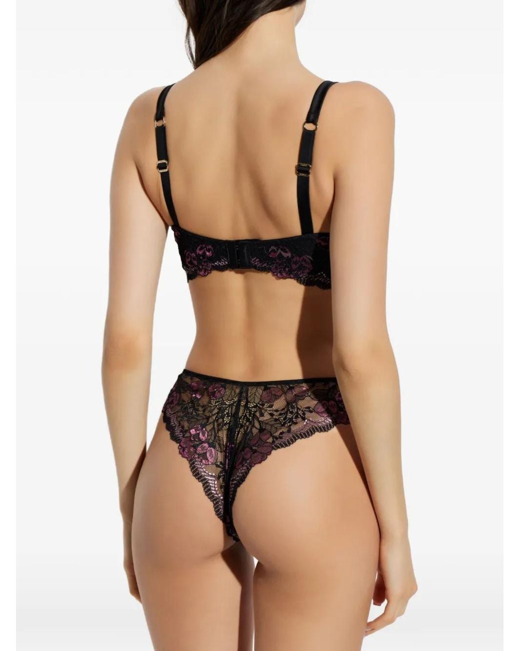 Heist Gray Remi Lace Briefs