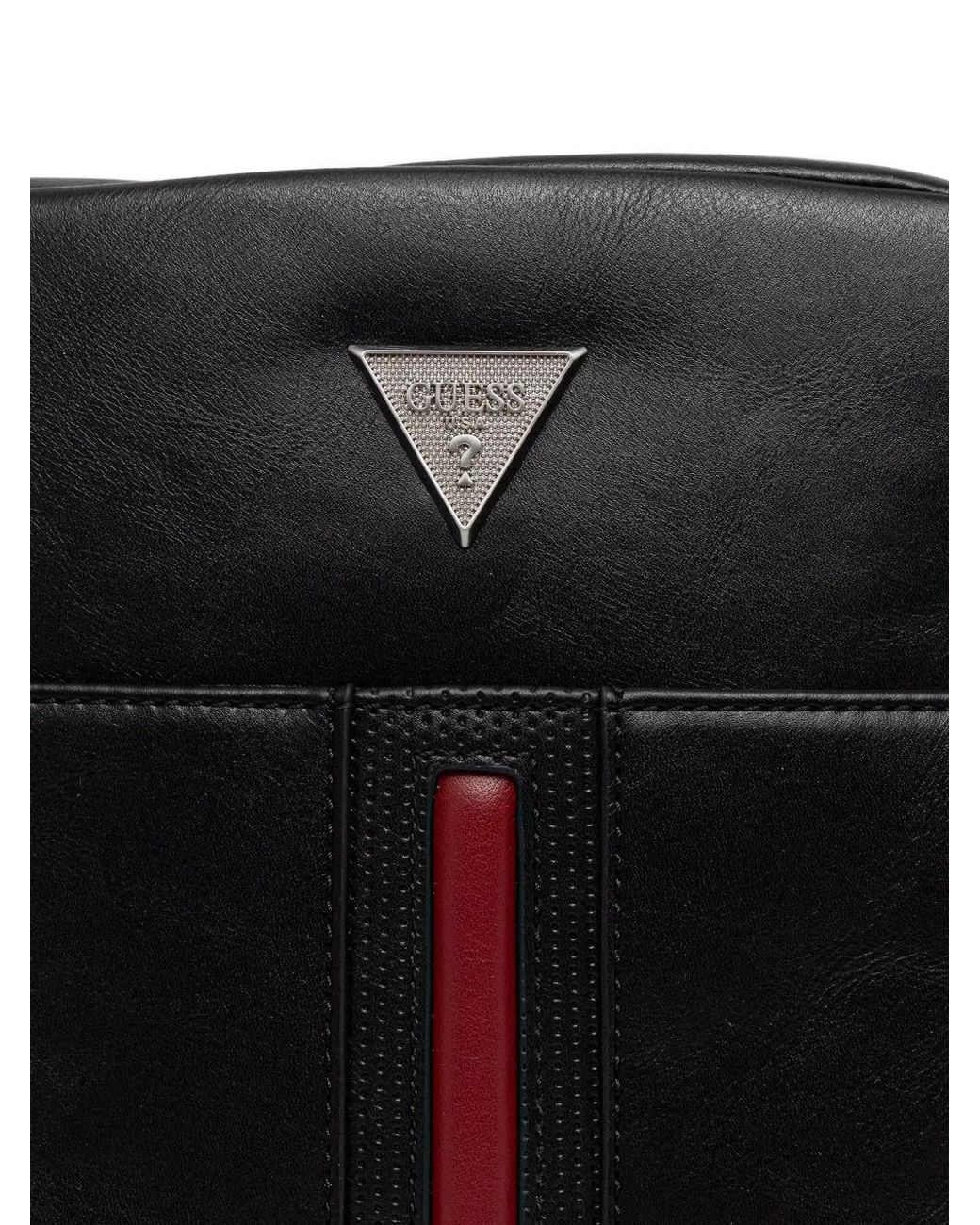 Guess Black Torino Logo Crossbody Bag for men