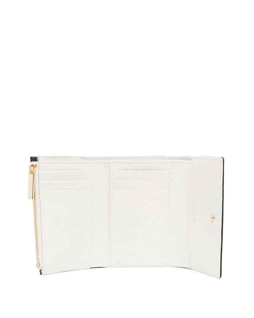 Agnes B. Blue Logo-Plaque Wallet
