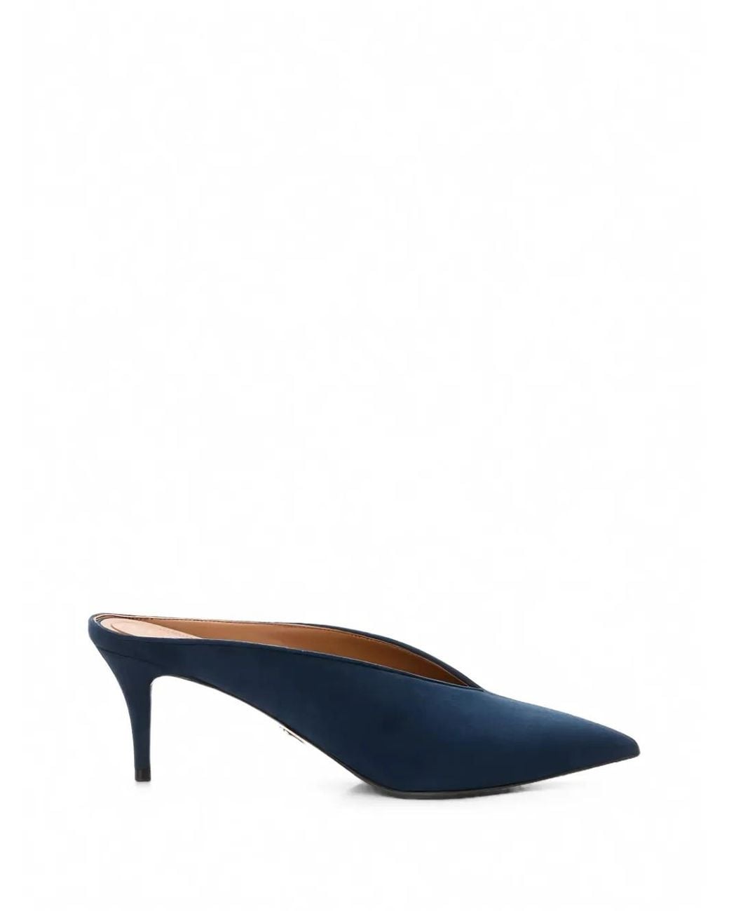 Stella McCartney Blue Mules À Bout Pointu