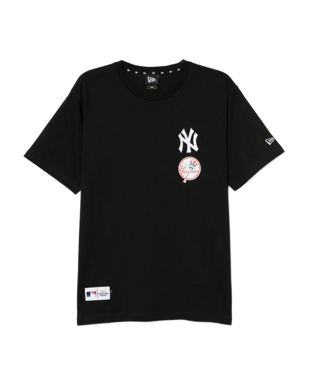 KTZ Black X Mlb Logoed T-Shirt for men