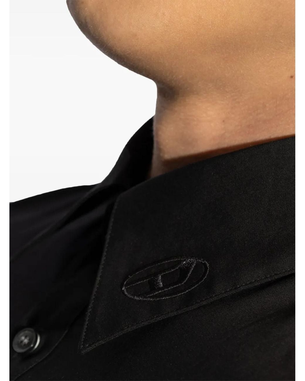 DIESEL Black S-Fitty-A Long-Sleeve Shirt for men