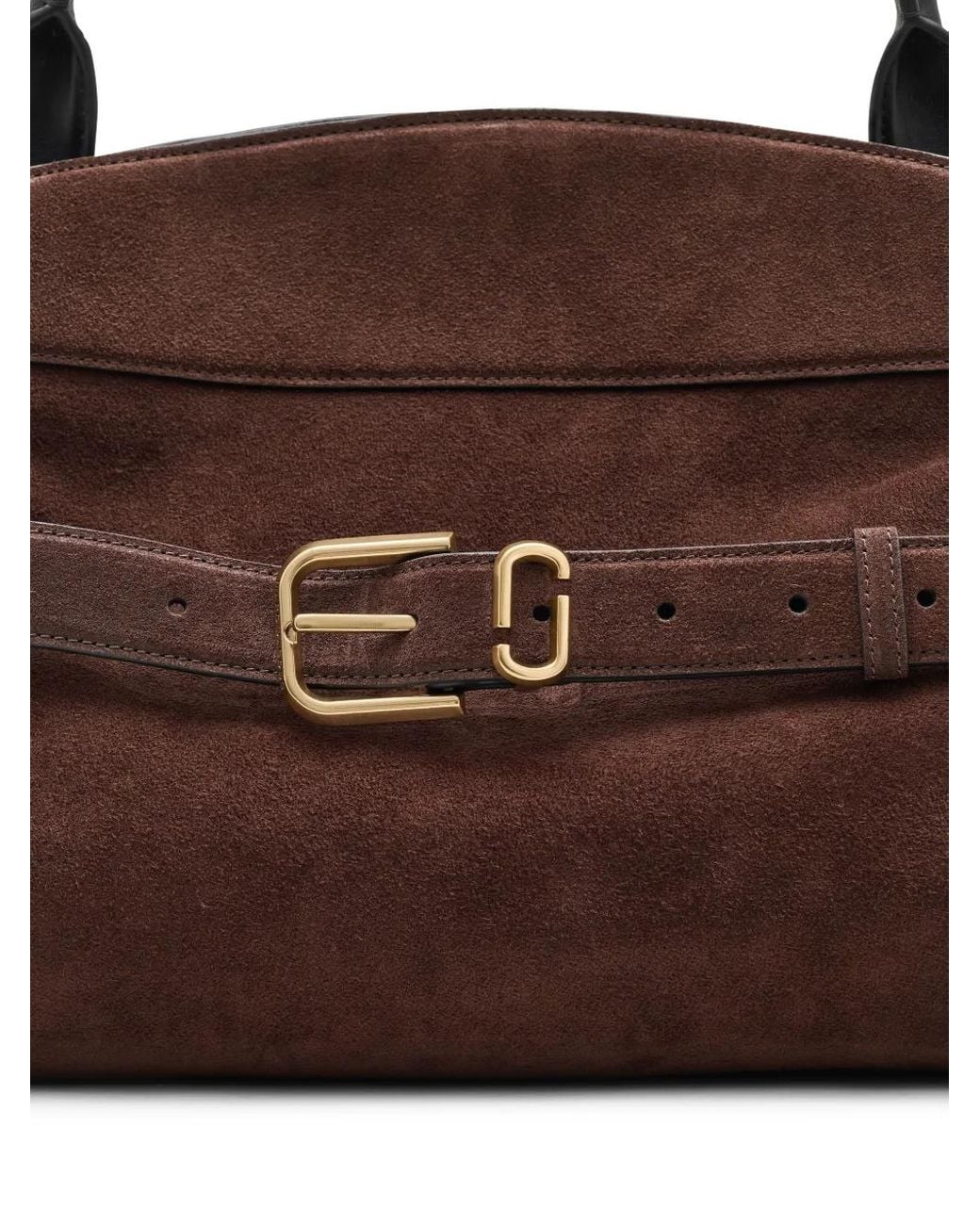 Marc Jacobs Brown The Dakota Suede Shoulder Bag