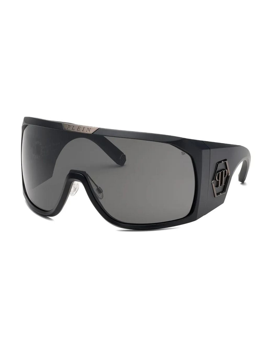 Philipp Plein Gray Plein Reflect Oversize Sunglasses for men