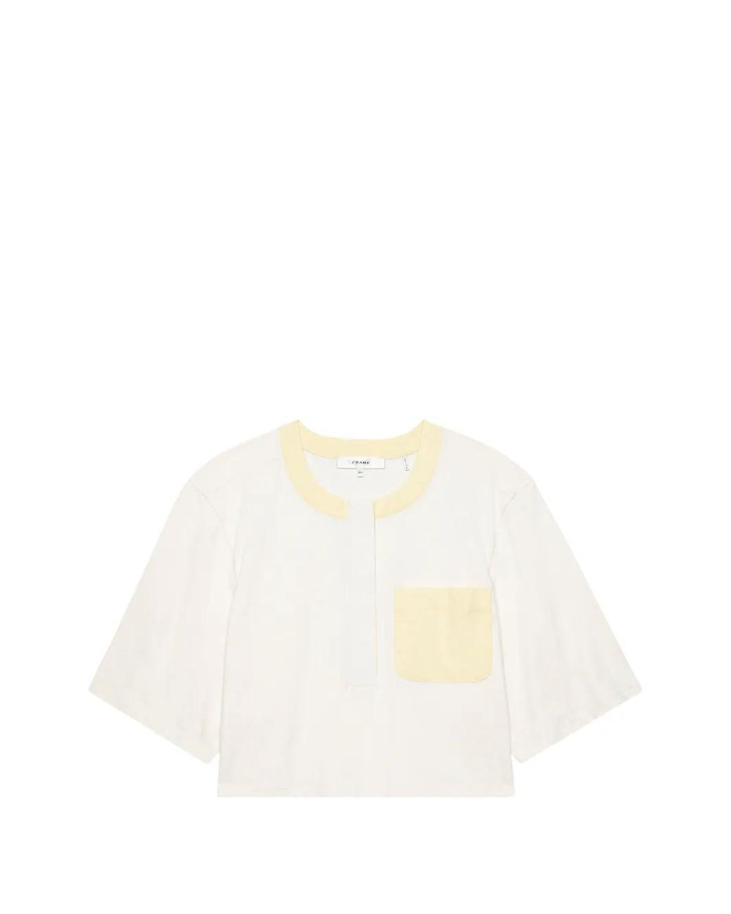 FRAME White Bodega Chest-Pocket T-Shirt