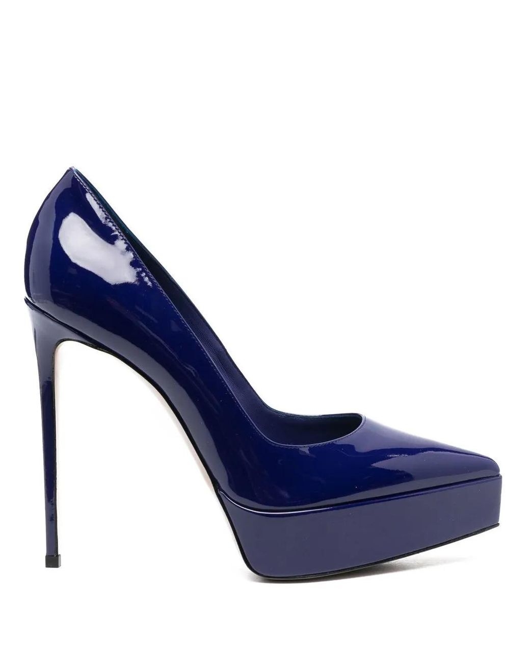 Le Silla Blue Uma 120Mm Patent-Leather Pumps