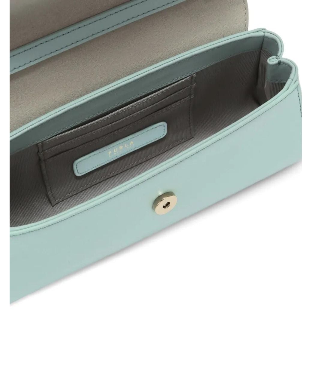 Furla Blue Meridiana Top-Handle Tote Bag