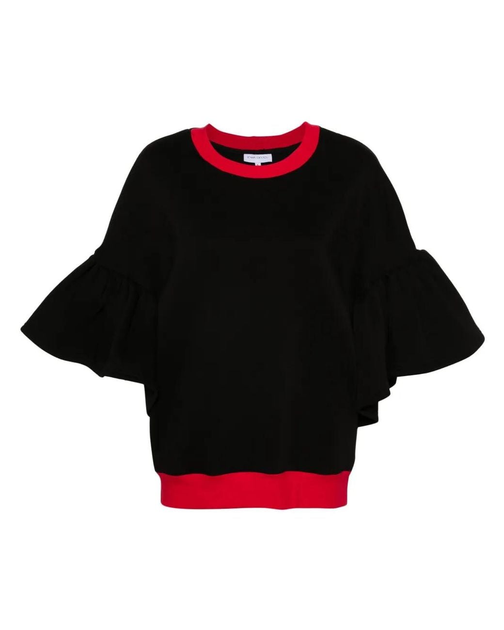 Ioana Ciolacu Black Pepper Contrasting-Trim Sweatshirt