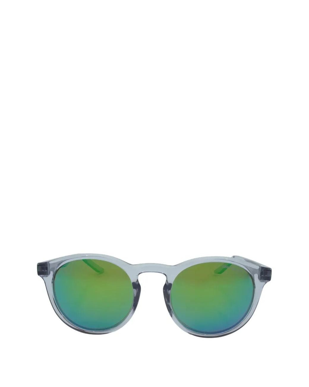 Nike Green Swerve Round-Frame Sunglasses