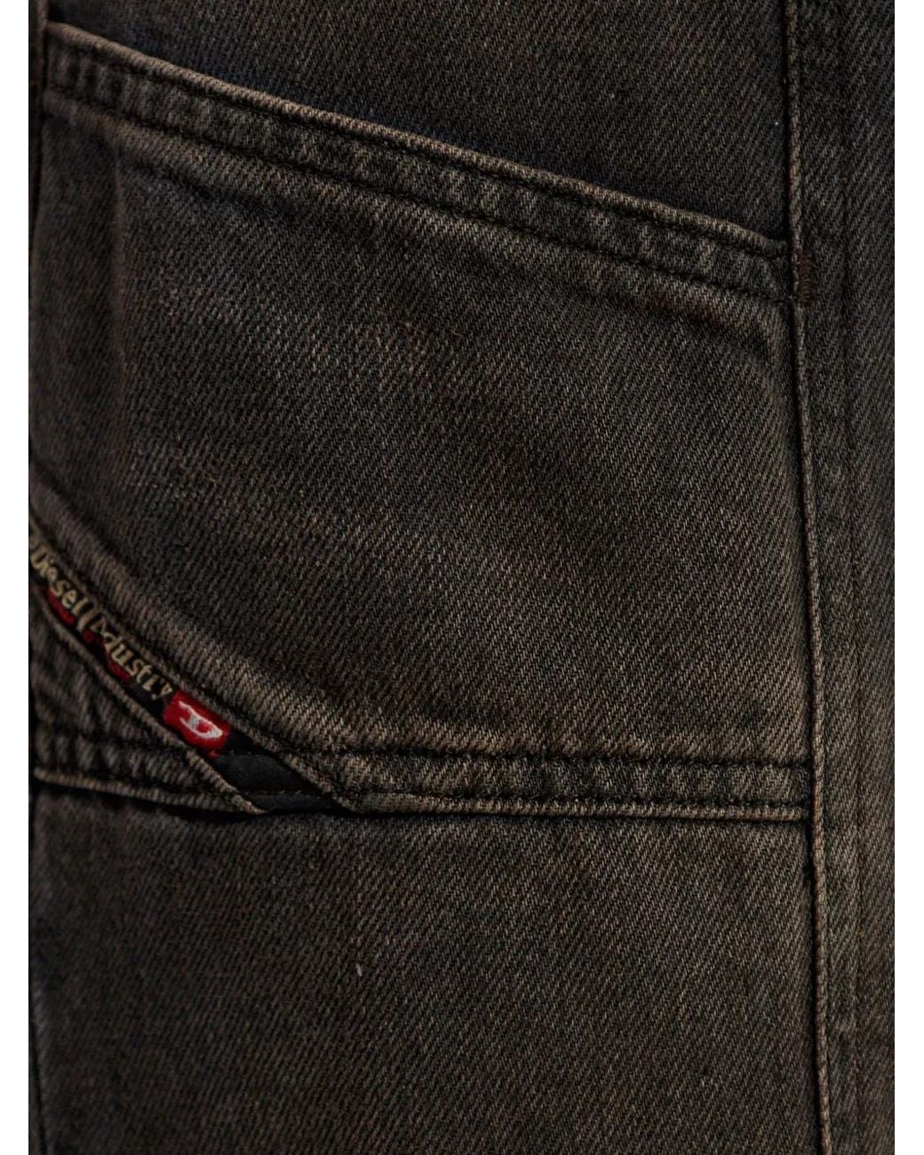 DIESEL Black D-Akii Front-Pockets Jeans