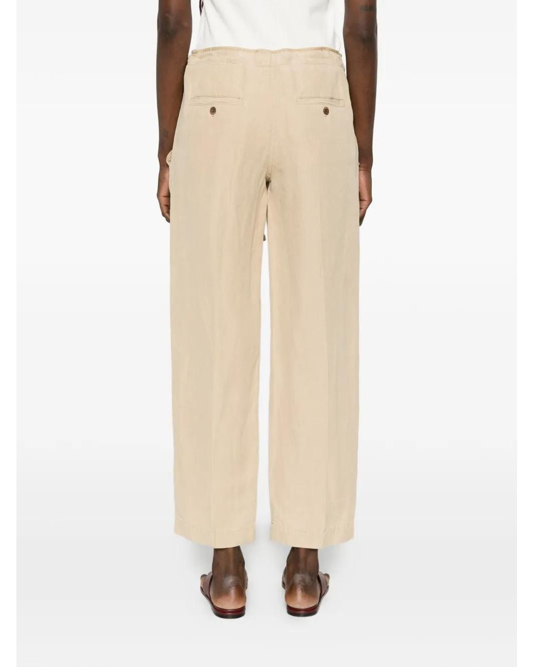 Isabel Marant Natural Sharony Drawstring Trousers