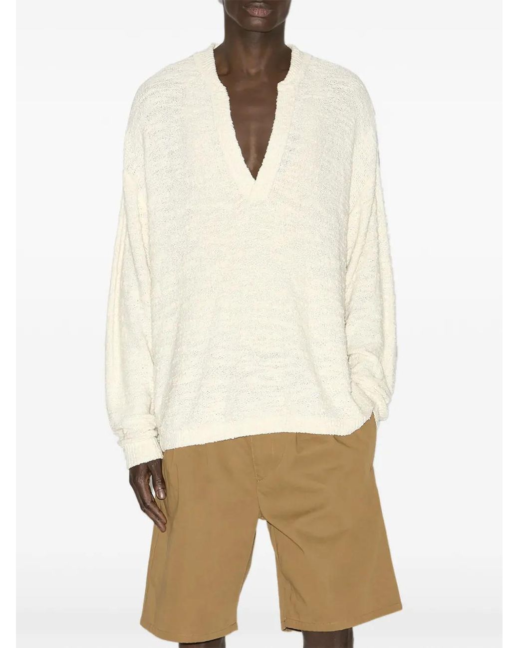 Isabel Marant White Arnold Jumper for men