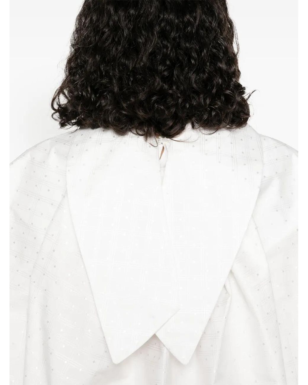 Marni White Cotton Blouse