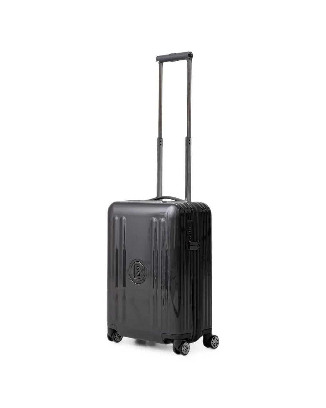 Bogner Black Logo-Embossed Hardshell Suitcase
