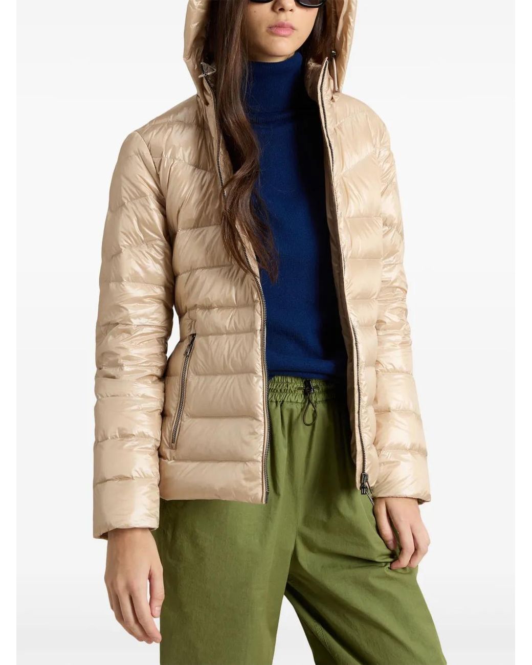 Woolrich Natural Aliquippa Puffer Jacket