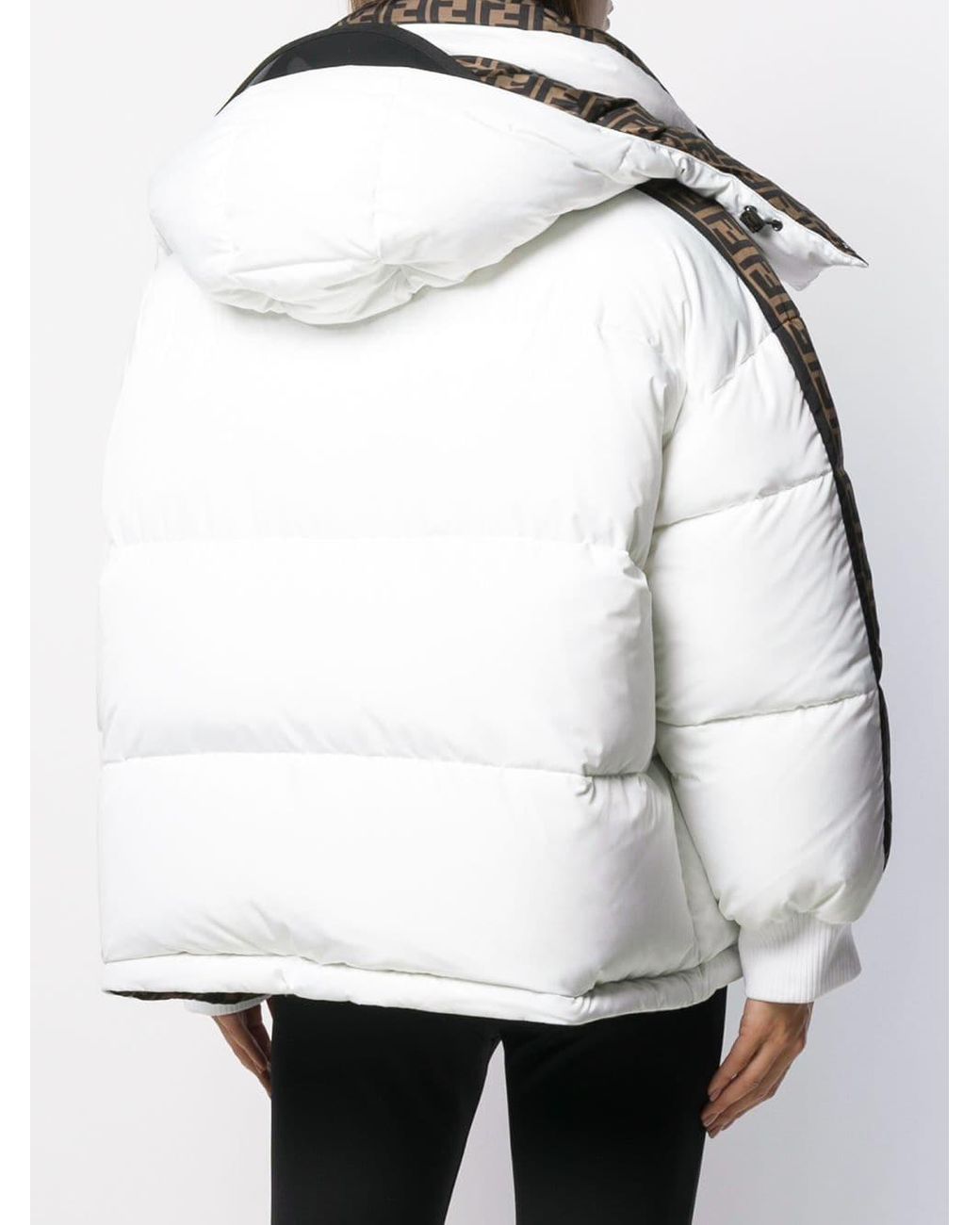 Fendi outlet jacket white