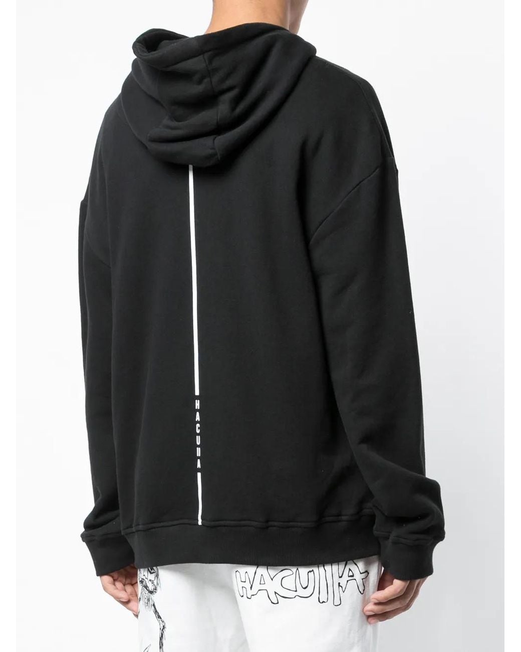 Haculla Black New York Robber Hoodie for men