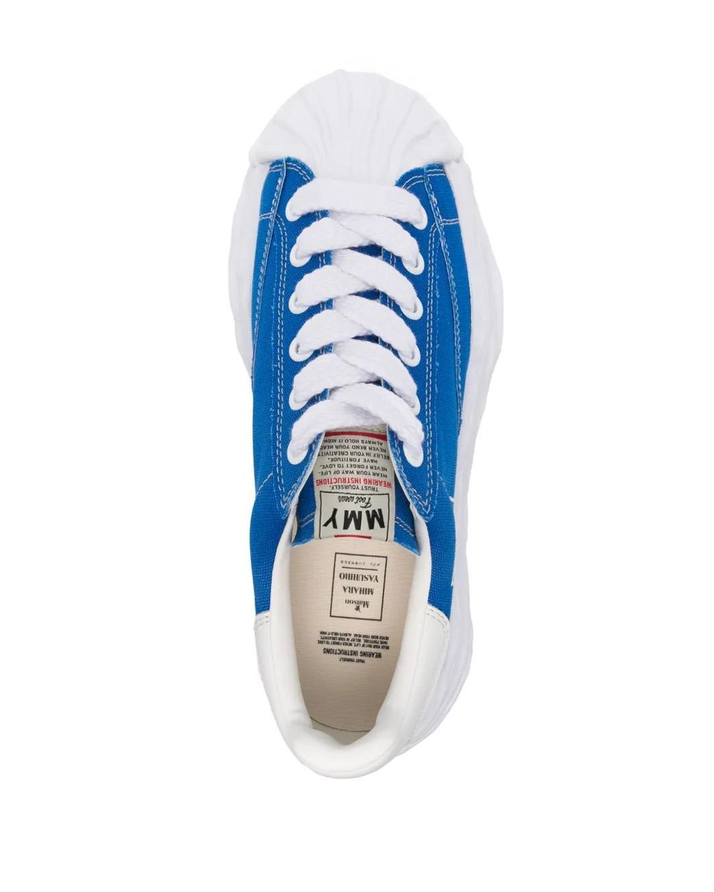 Maison Mihara Yasuhiro Blue Trainers for men