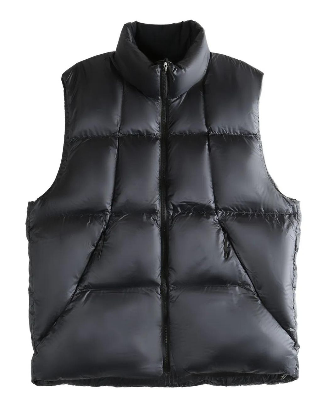 Goldwin Padded Zip-Fastening Gilet in Black | Lyst