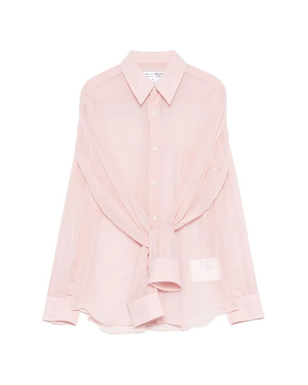 Comme des Garçons Pink Tied Shirt