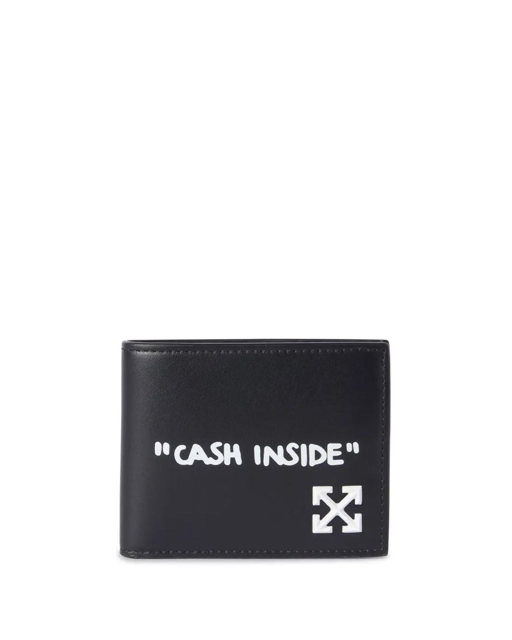 Off-White c/o Virgil Abloh Black Jitney Quote Bifold for men