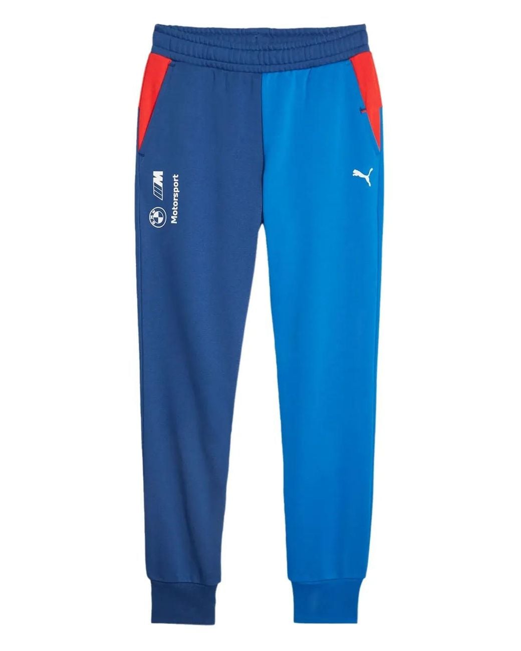 PUMA Blue X Bmw Motorsport Logo-Print Track Pants for men
