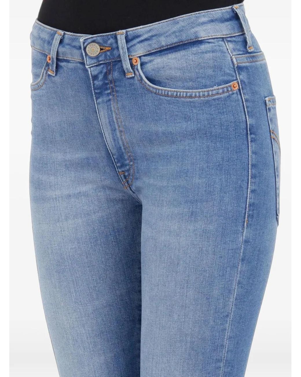 Dondup Mandy Flared Jeans in het Blue