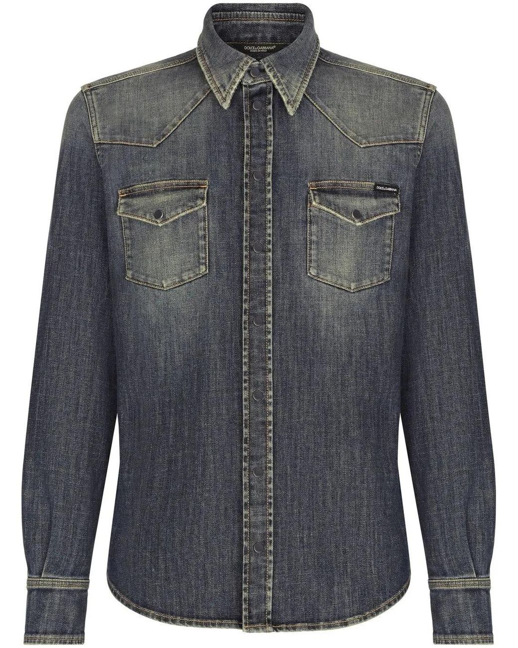 Dolce & Gabbana Gray Shirts for men