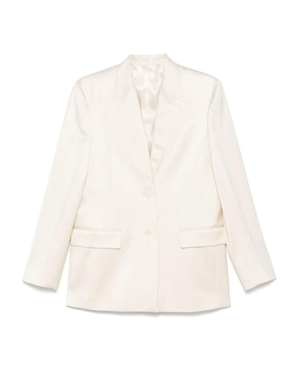 Blazer Con Botones Totême de color White