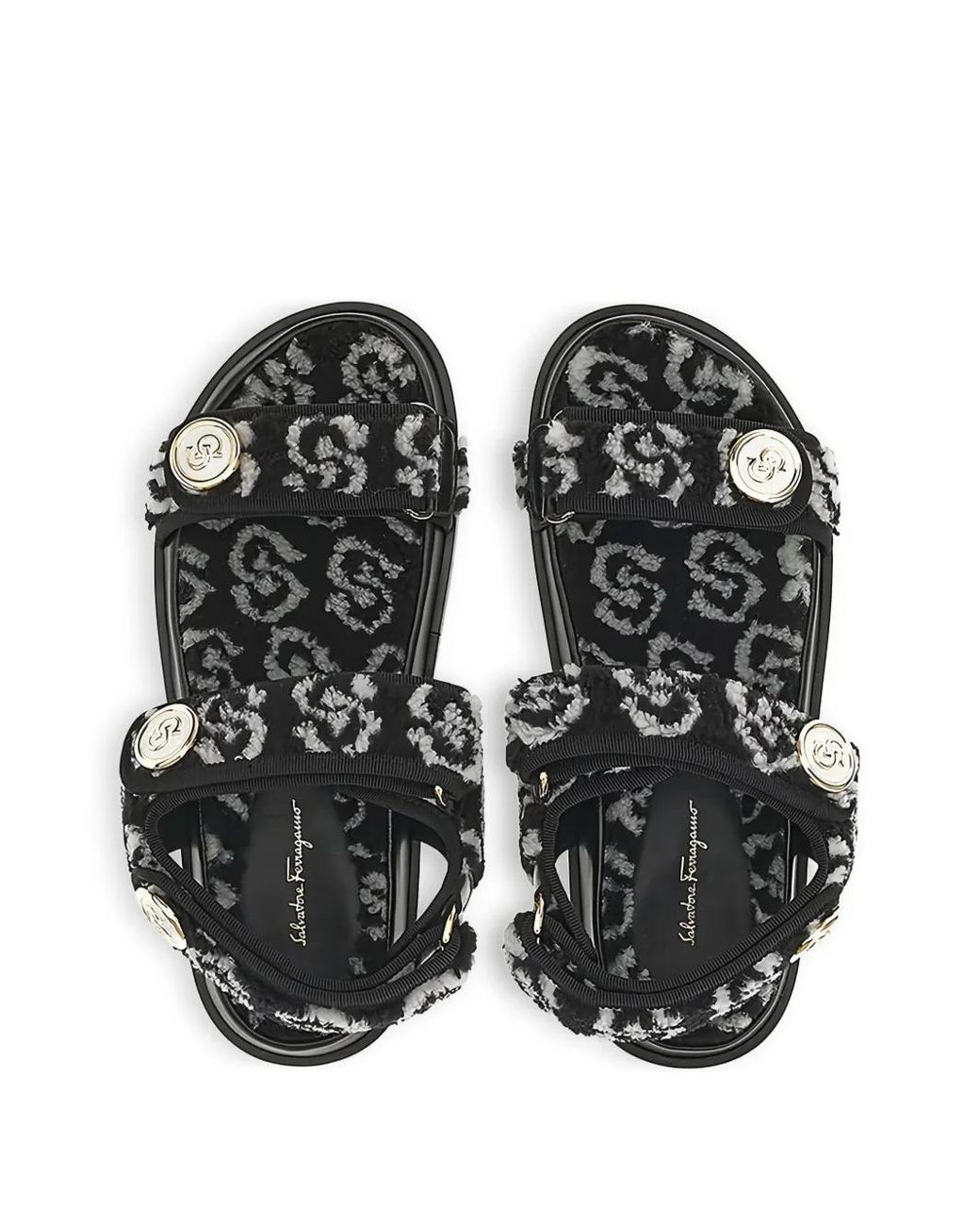 Ferragamo White Keita J Gal Sandals