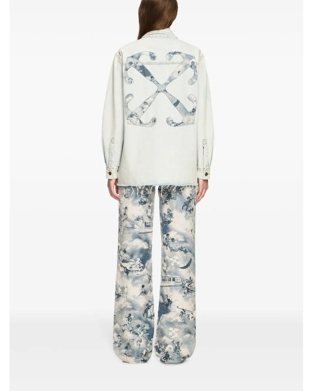 Off-White c/o Virgil Abloh Blue Fresco Arrow Jacket
