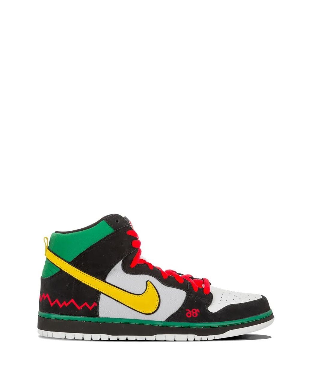 Nike White Dunk High Pro Premium Sb Sneakers