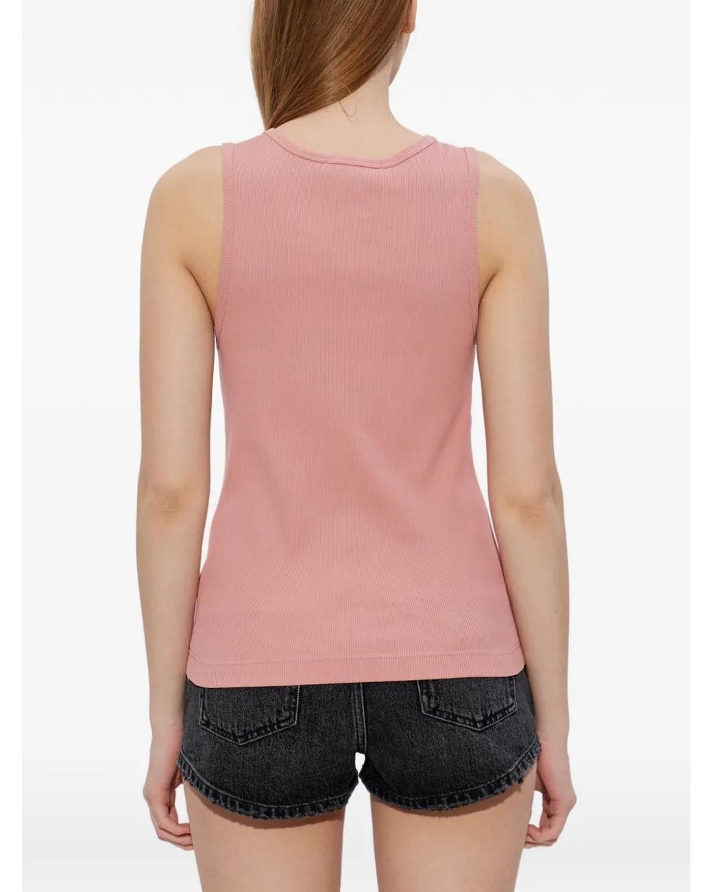 Dolce & Gabbana Pink Printed Tank Top