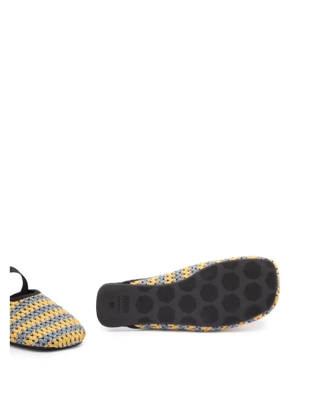 FLOWZE White Strap-Detail Mules