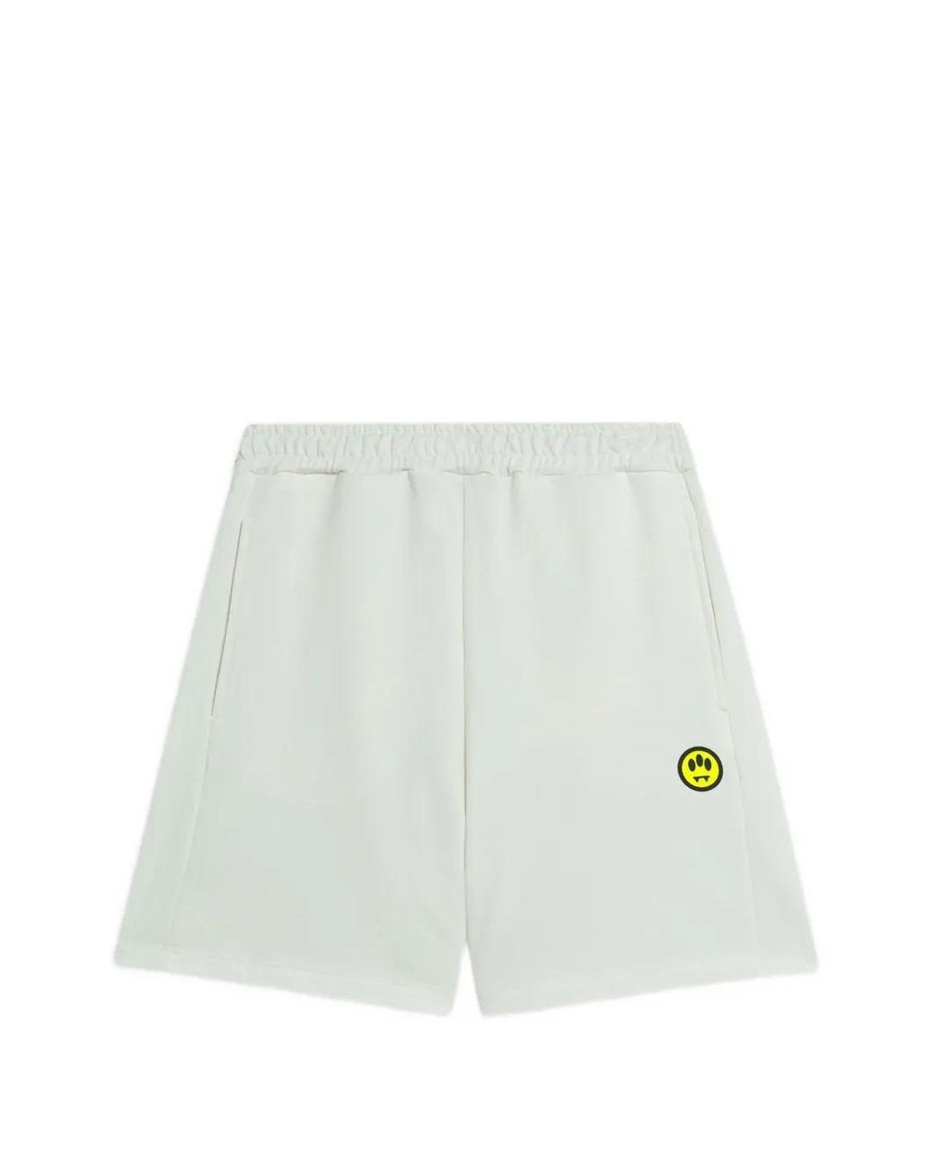 Barrow White Logo Shorts for men