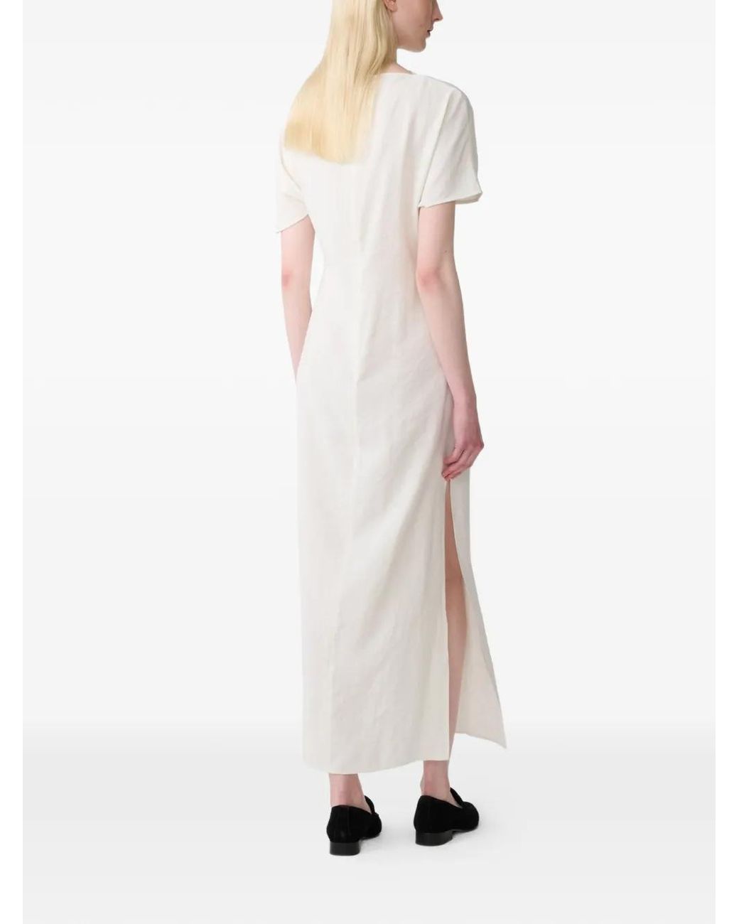 Studio Nicholson White Robe Longue Palaestra