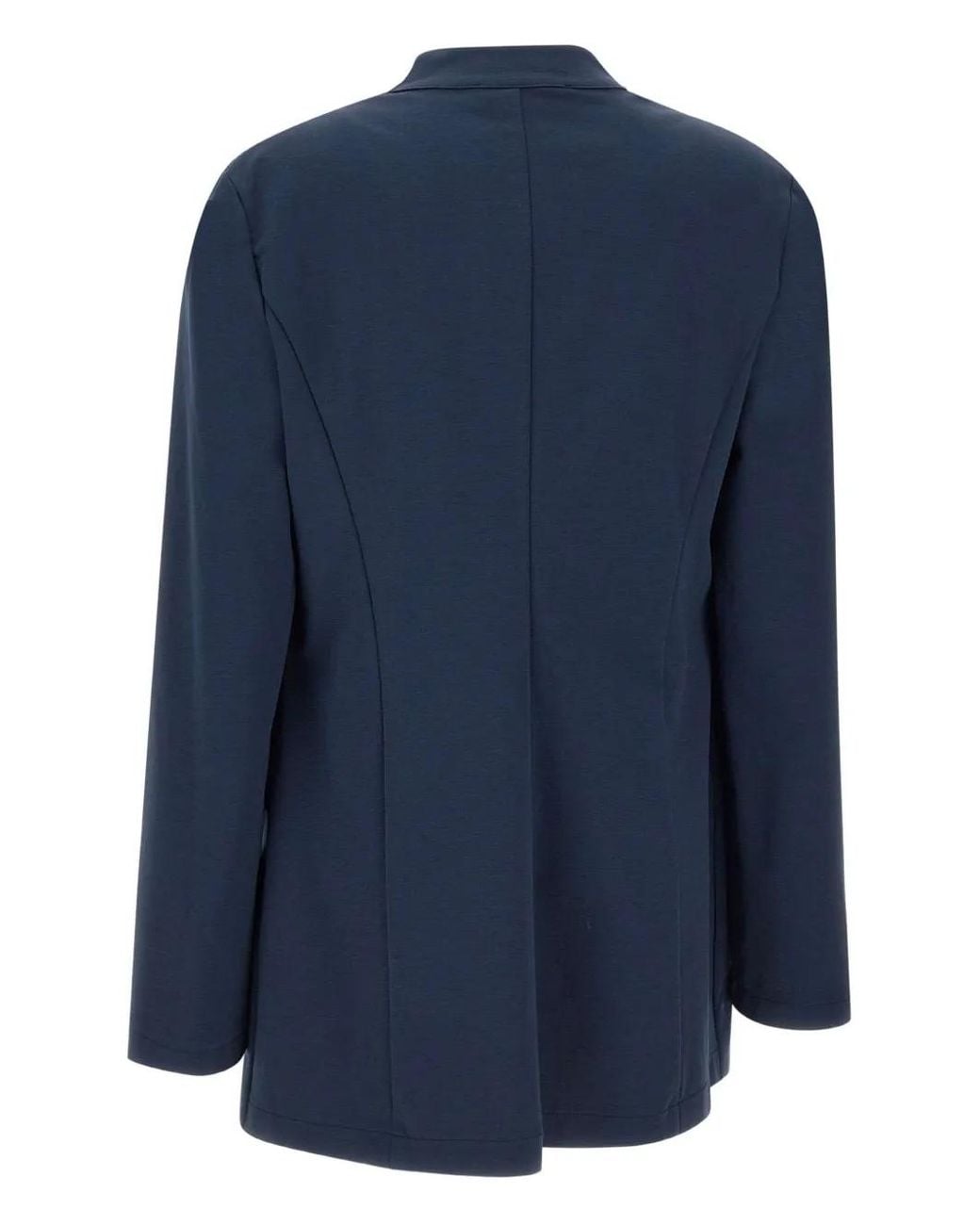 Kaos Blue Stretch-Cotton Blazer