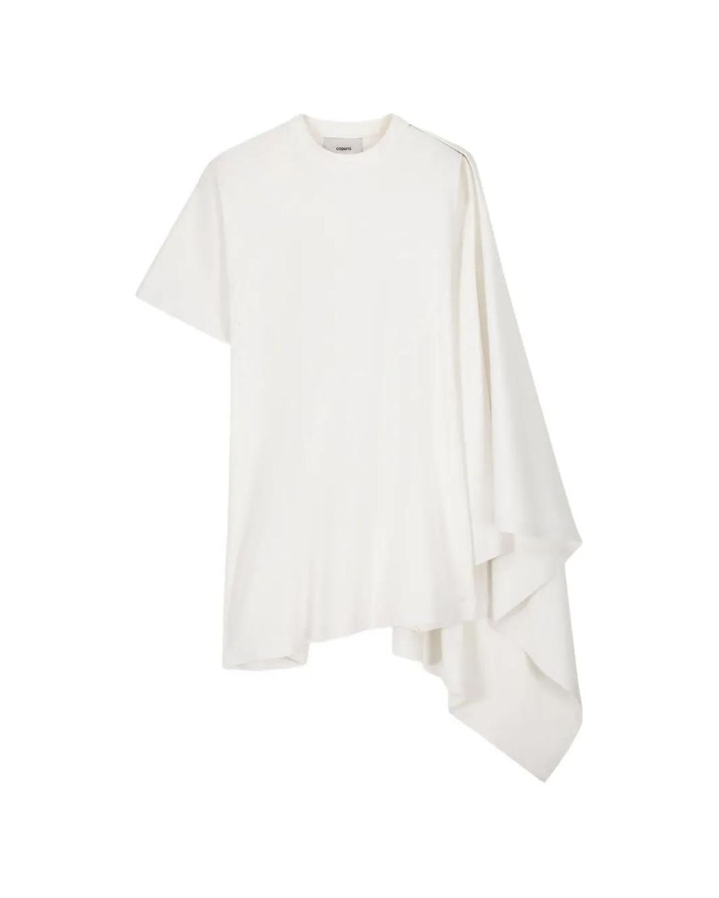 Coperni White Zero Waste Draped Dress