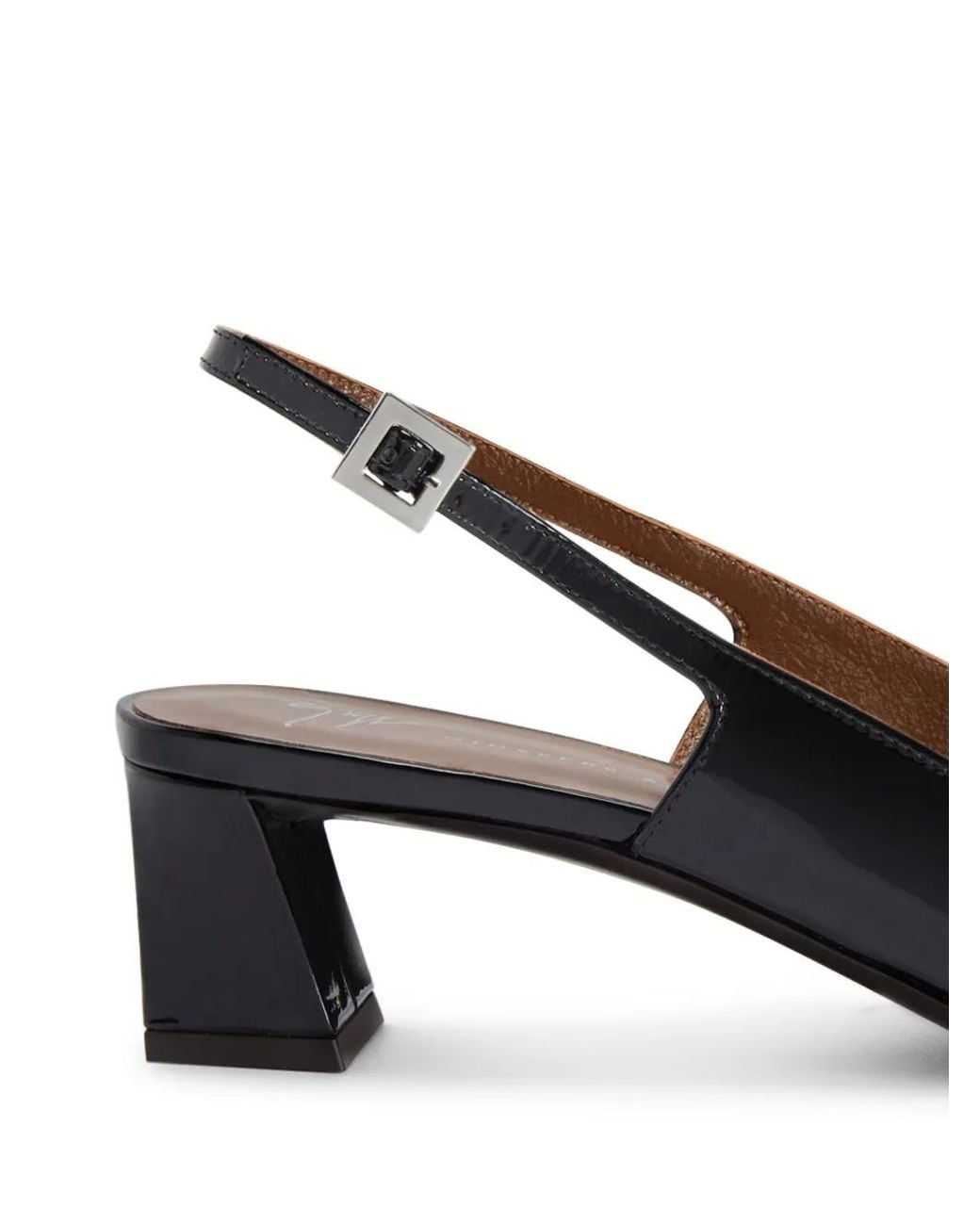 Giuseppe Zanotti Black 45Mm Brendha Sling Back Pumps