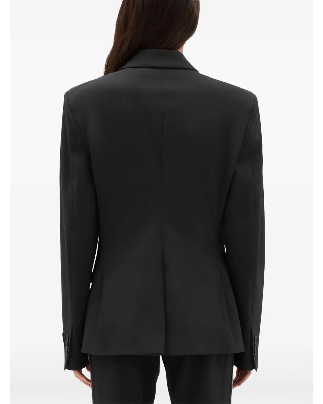 Blazer Con Cremallera Y Botones MSGM de color Black