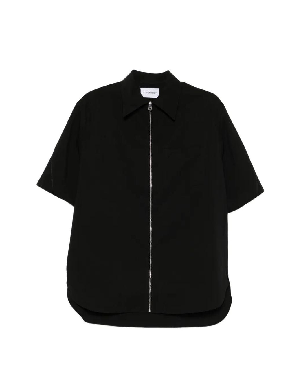 Camicia Con Zip di Givenchy in Black da Uomo