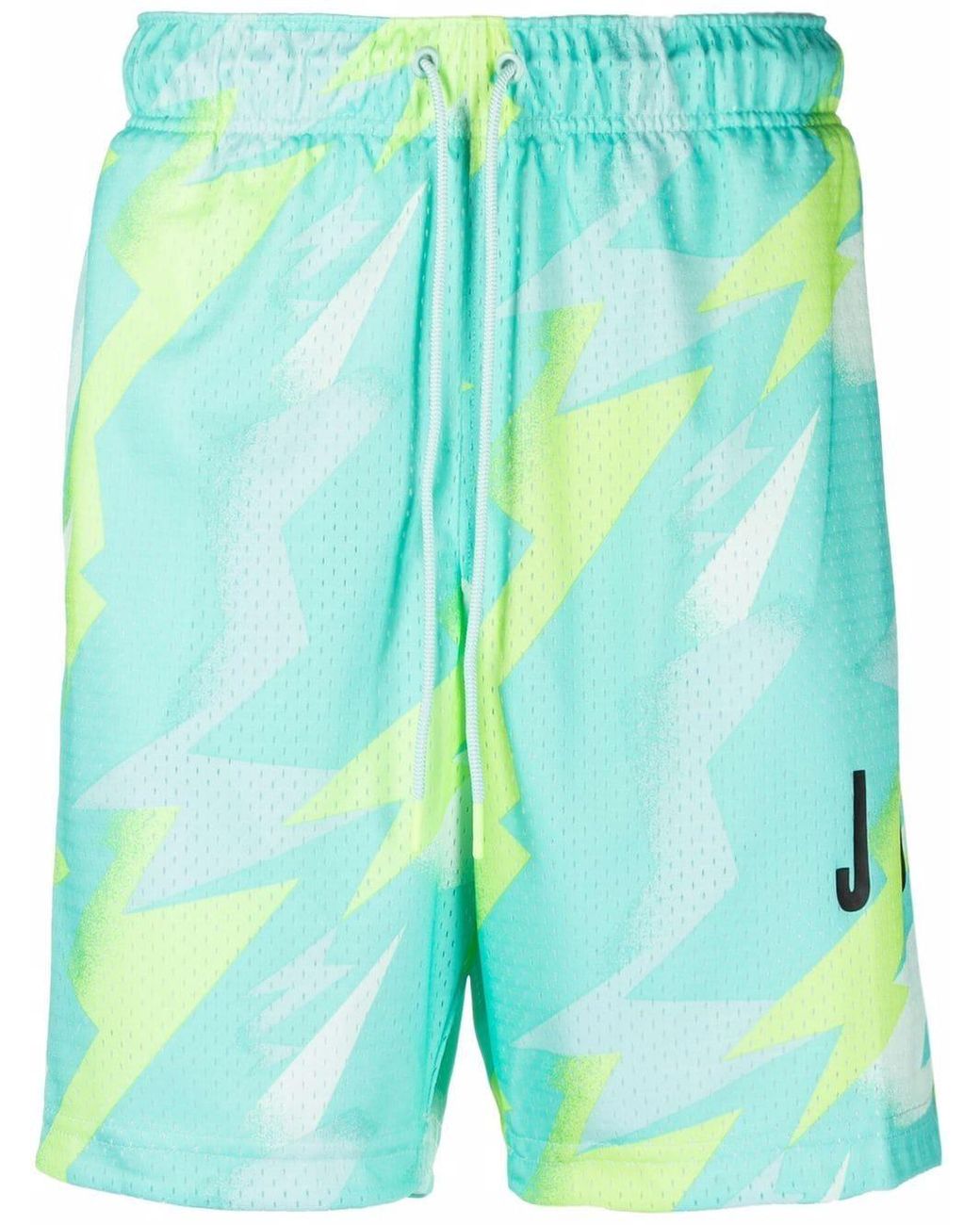 Nike Jordan Jumpman Printed Mesh Shorts in Green for Men | Lyst Canada