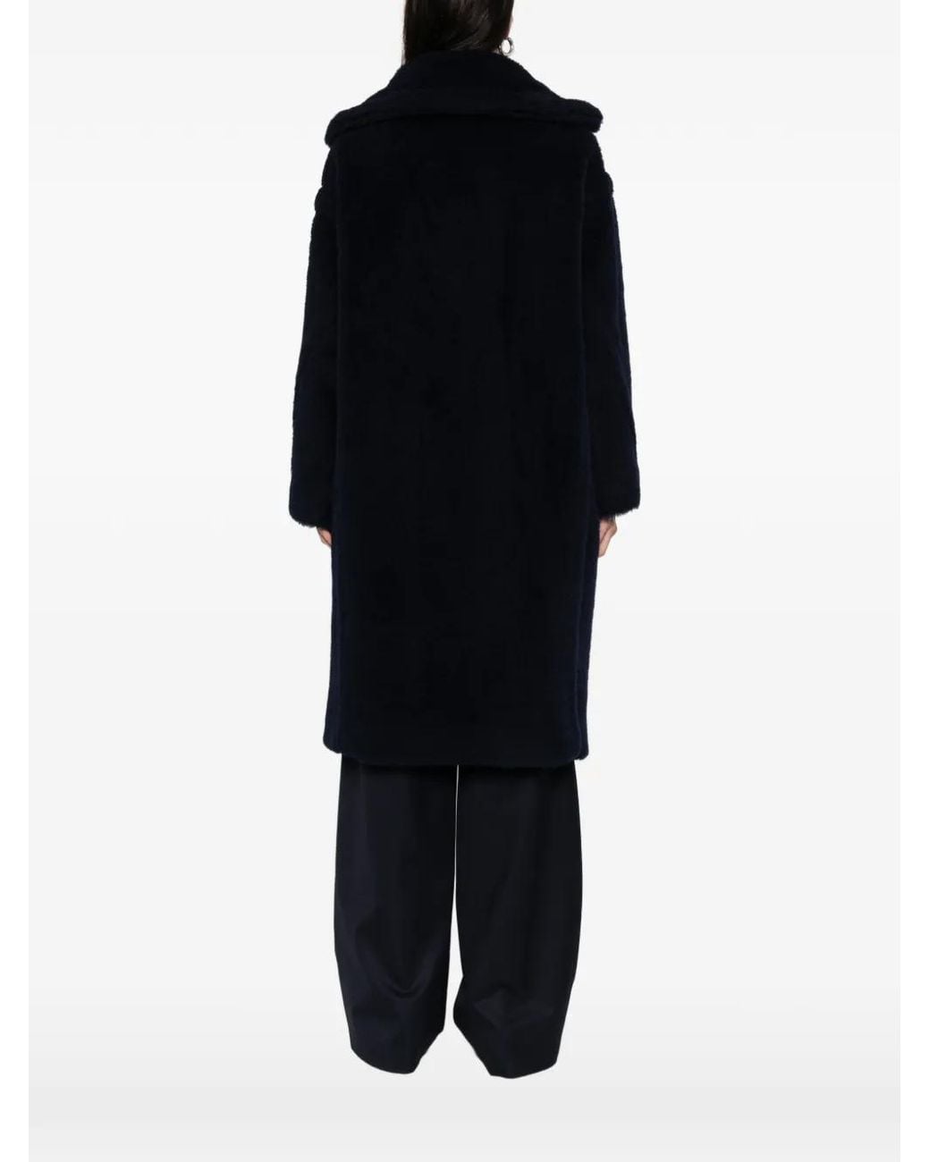Max Mara Black "Tedgirl" Classic Coat