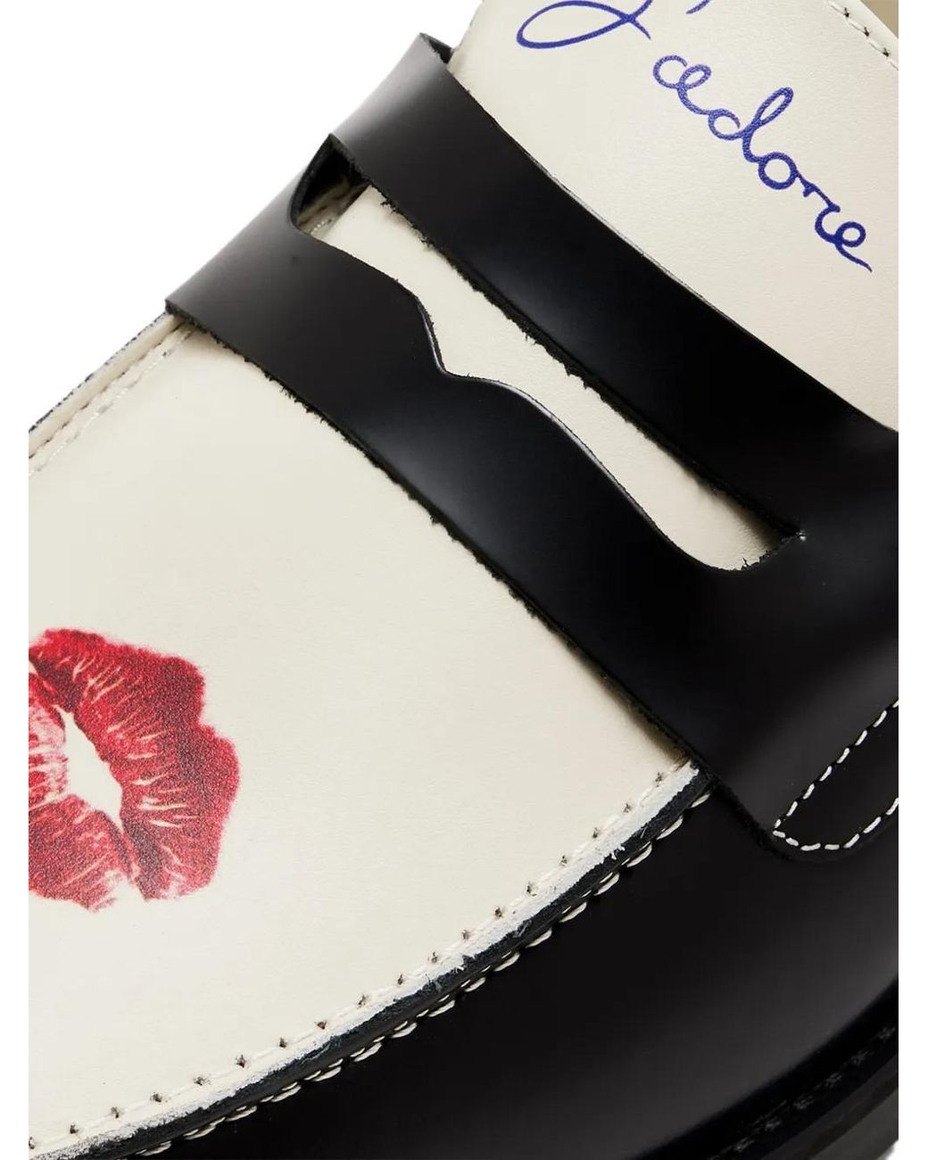 Duke & Dexter Black Wilde Kiss Loafers for men