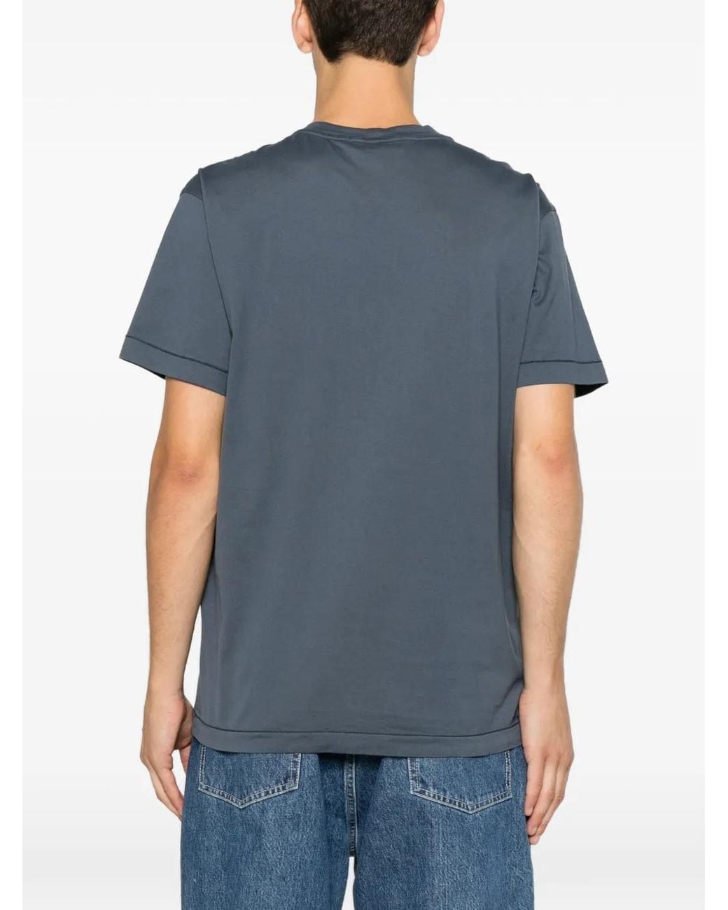 Stone Island Blue T-Shirt for men